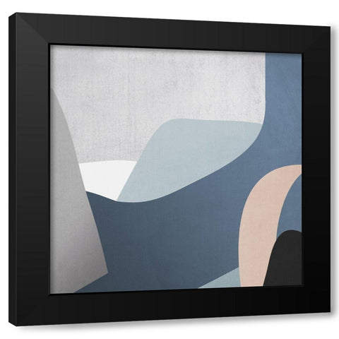 Facade Black Modern Wood Framed Art Print with Double Matting by Urban Road
