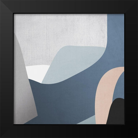 Facade Black Modern Wood Framed Art Print by Urban Road