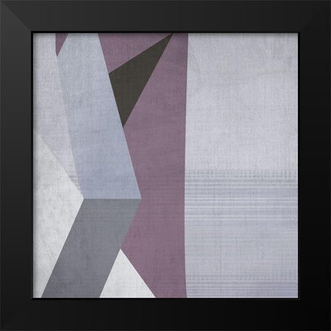 Skew Black Modern Wood Framed Art Print by Urban Road