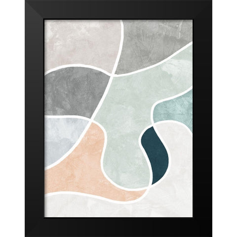 Betty Black Modern Wood Framed Art Print by Urban Road