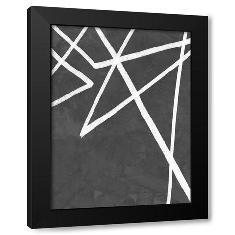 Disengage Black Modern Wood Framed Art Print with Double Matting by Urban Road