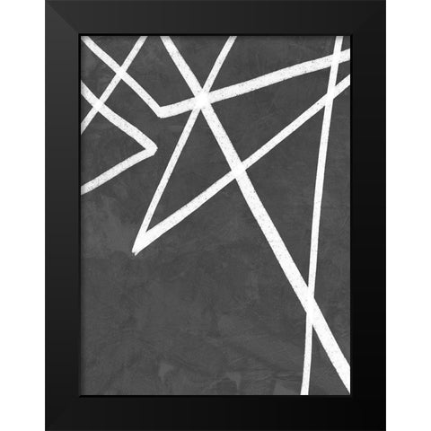 Disengage Black Modern Wood Framed Art Print by Urban Road