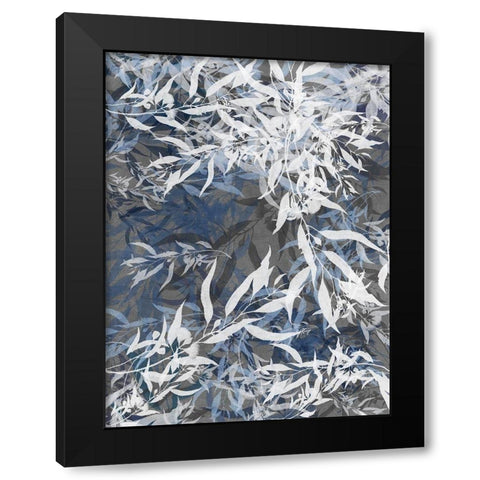 Silhouette II Black Modern Wood Framed Art Print with Double Matting by Urban Road