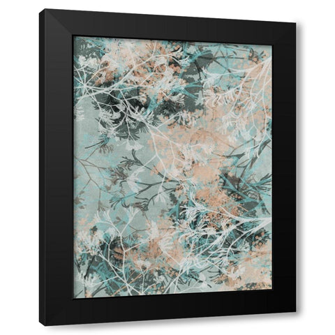 Impression I Black Modern Wood Framed Art Print with Double Matting by Urban Road