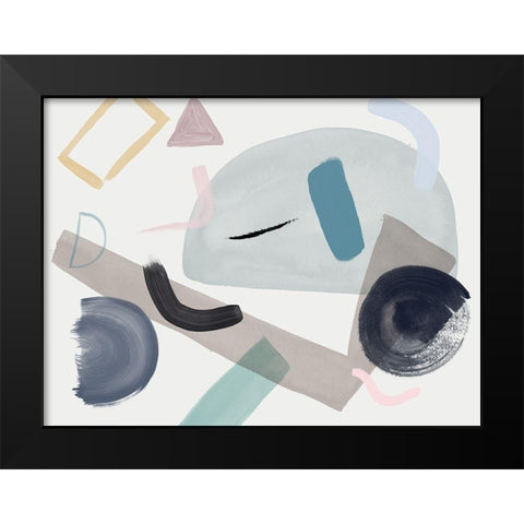 Picturesque Black Modern Wood Framed Art Print by Urban Road