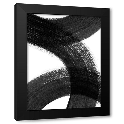 Formation I Black Modern Wood Framed Art Print with Double Matting by Urban Road