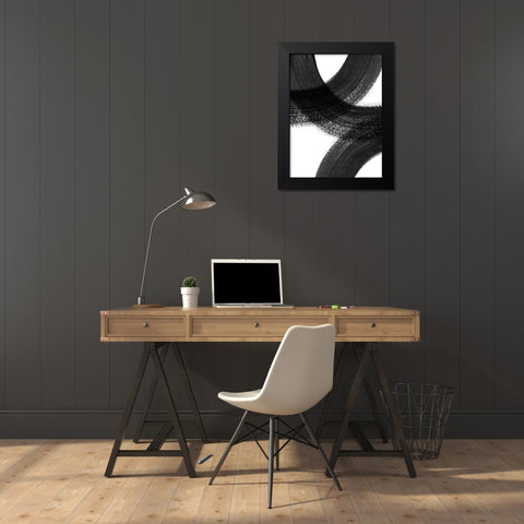 Formation II Black Modern Wood Framed Art Print by Urban Road