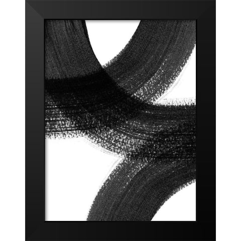 Formation II Black Modern Wood Framed Art Print by Urban Road