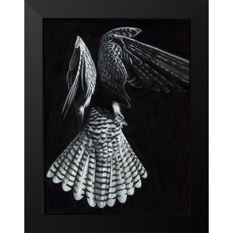 Fully Fledged Black Modern Wood Framed Art Print by Urban Road
