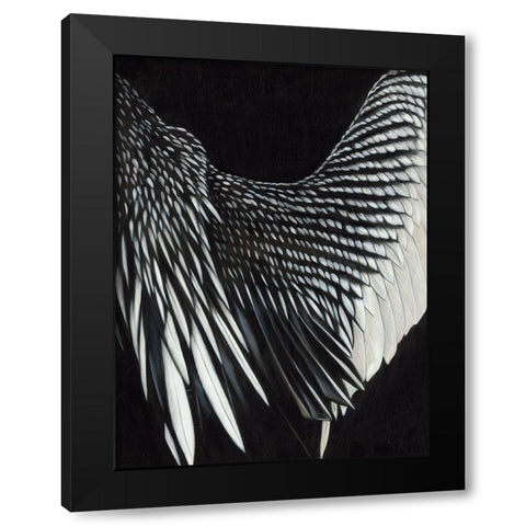 Motion Black Modern Wood Framed Art Print by Urban Road