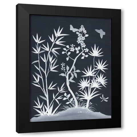 Zen Garden I Black Modern Wood Framed Art Print by Urban Road