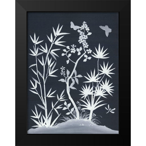 Zen Garden I Black Modern Wood Framed Art Print by Urban Road