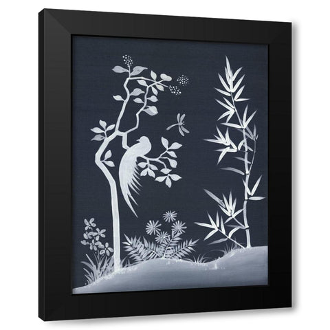 Zen Garden II Black Modern Wood Framed Art Print with Double Matting by Urban Road