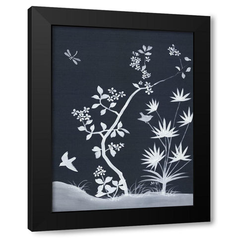 Zen Garden III Black Modern Wood Framed Art Print by Urban Road