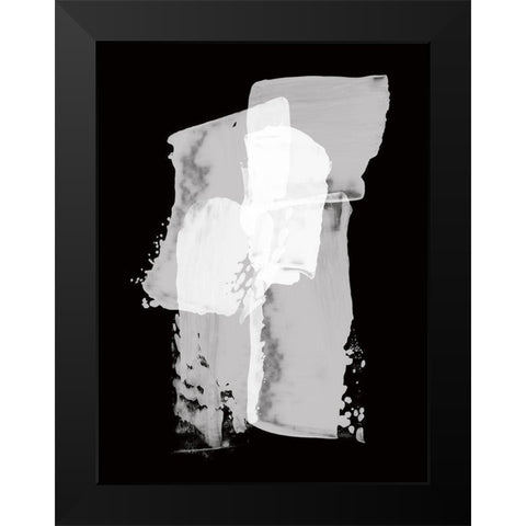 Contrast Chrome Poster Black Modern Wood Framed Art Print by Urban Road