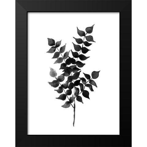 Cedar Black Poster Black Modern Wood Framed Art Print by Urban Road