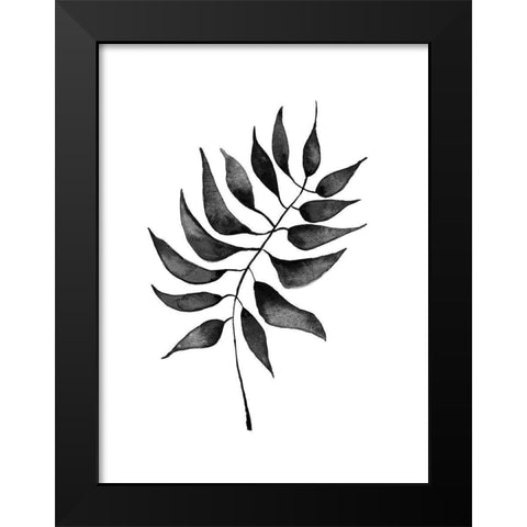 Oak Black Poster Black Modern Wood Framed Art Print by Urban Road