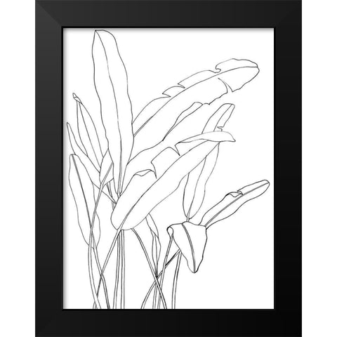 Camila Poster Black Modern Wood Framed Art Print by Urban Road