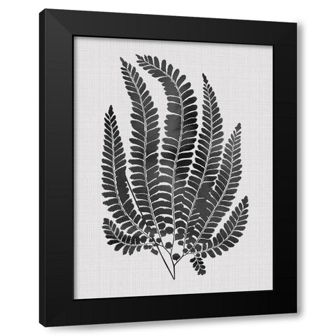 Maple Black Poster Black Modern Wood Framed Art Print by Urban Road