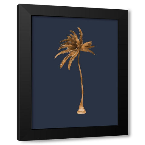 Golden Palm IIII Black Modern Wood Framed Art Print by Urban Road