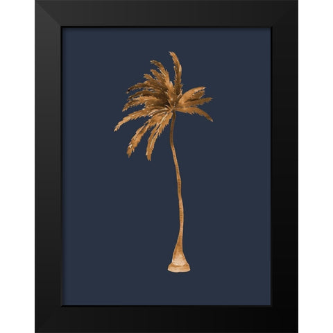 Golden Palm IIII Black Modern Wood Framed Art Print by Urban Road