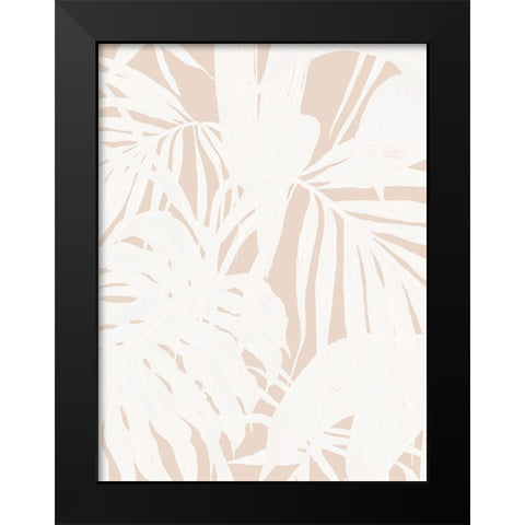 Neutral Palms I Poster Black Modern Wood Framed Art Print by Urban Road