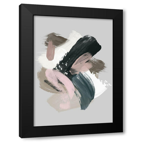 Serene Delight II Black Modern Wood Framed Art Print by Urban Road