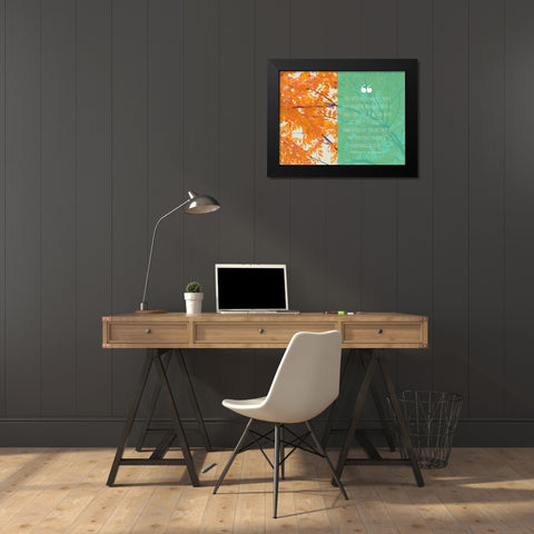 Vernon Howard Quote: Keep Choosing Black Modern Wood Framed Art Print by ArtsyQuotes