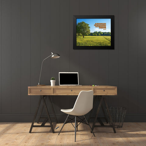 John Lewis Quote: Brothers and Sisters Black Modern Wood Framed Art Print by ArtsyQuotes