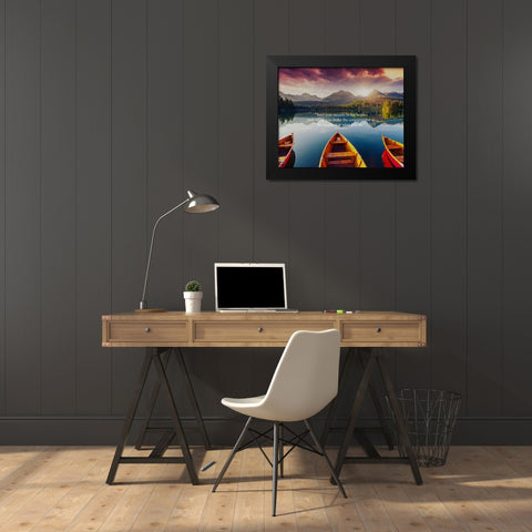 Brian Tracy Quote: True Success Black Modern Wood Framed Art Print by ArtsyQuotes