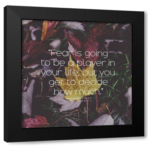 Jim Carrey Quote: Player in Life Black Modern Wood Framed Art Print by ArtsyQuotes