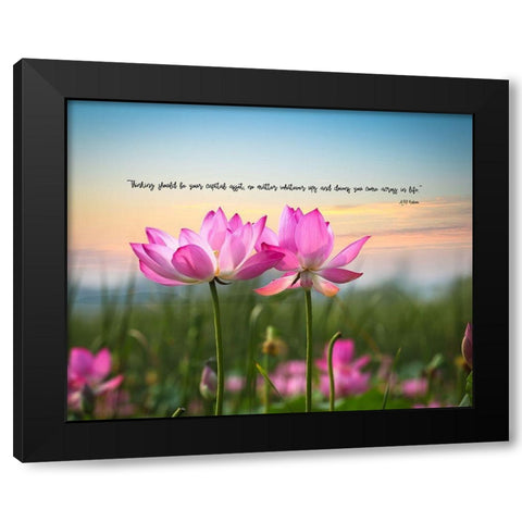APJ Kalam Quote: Capital Asset Black Modern Wood Framed Art Print with Double Matting by ArtsyQuotes