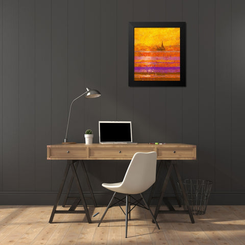 Sunset VIII Black Modern Wood Framed Art Print by Wiley, Marta