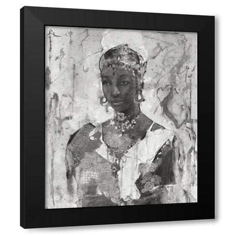 Tranquilty V Black Modern Wood Framed Art Print by Wiley, Marta