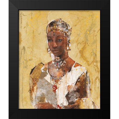 Tranquility VII Black Modern Wood Framed Art Print by Wiley, Marta