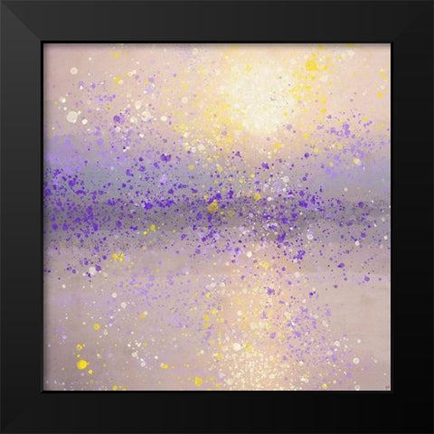 Lake Reflection II Black Modern Wood Framed Art Print by Wiley, Marta