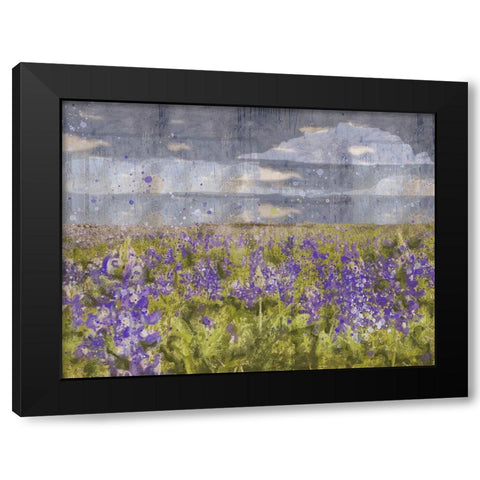Blue Bell VII Black Modern Wood Framed Art Print by Wiley, Marta