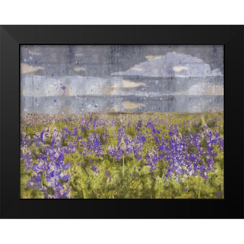 Blue Bell VII Black Modern Wood Framed Art Print by Wiley, Marta
