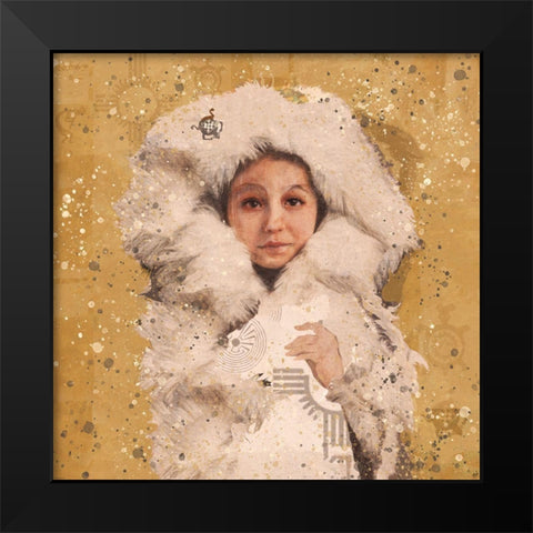 Eskimo Child III Black Modern Wood Framed Art Print by Wiley, Marta