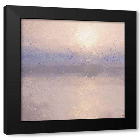 Lake Reflection VII Black Modern Wood Framed Art Print with Double Matting by Wiley, Marta