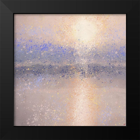 Lake Reflection X Black Modern Wood Framed Art Print by Wiley, Marta
