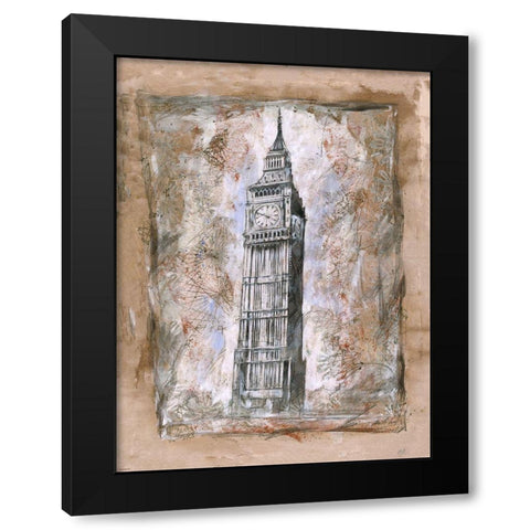Landscape V Black Modern Wood Framed Art Print by Wiley, Marta