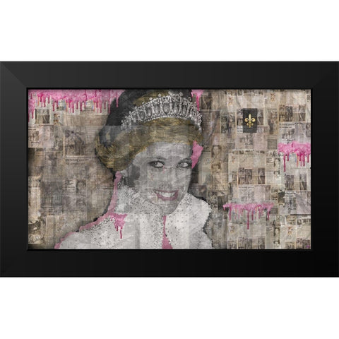 Diana II Black Modern Wood Framed Art Print by Wiley, Marta