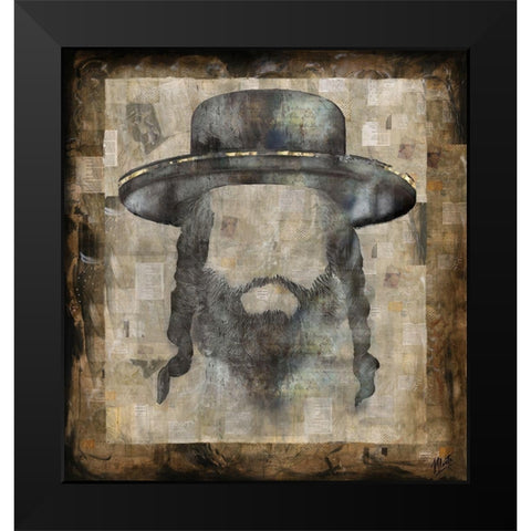 Orthodox Hat I Black Modern Wood Framed Art Print by Wiley, Marta
