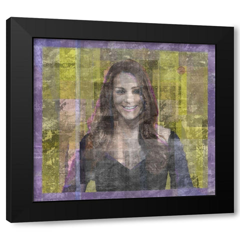 KATE Black Modern Wood Framed Art Print by Wiley, Marta