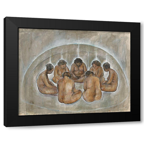 Dome Black Modern Wood Framed Art Print by Wiley, Marta
