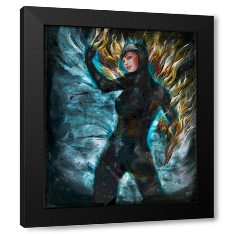 Sexy Villian II Black Modern Wood Framed Art Print by Wiley, Marta