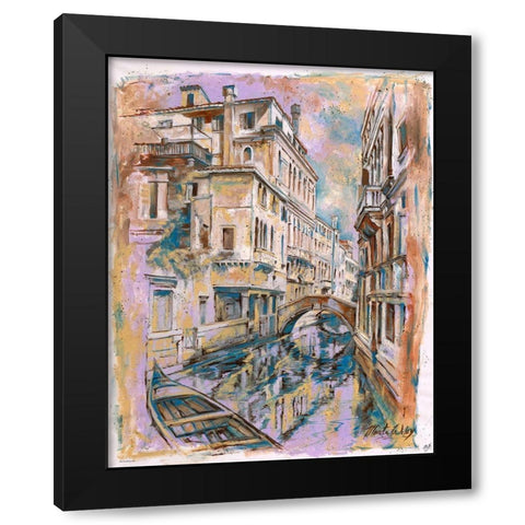 Beige, Italy Black Modern Wood Framed Art Print with Double Matting by Wiley, Marta