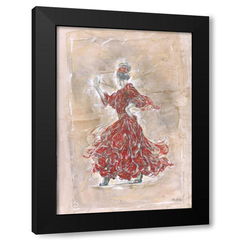 Flamenco III Black Modern Wood Framed Art Print by Wiley, Marta