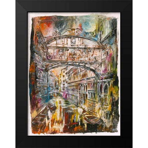 Venice IIII Black Modern Wood Framed Art Print by Wiley, Marta